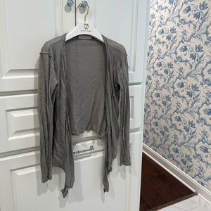 GREY SPARKLE CARDIGAN